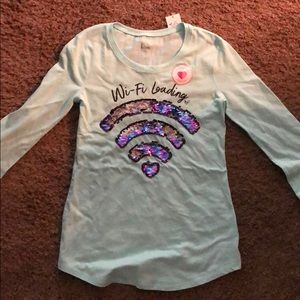 Justice NWT flip sequins too size 14